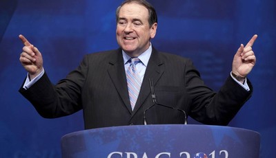 
              FILE - In this Feb. 10, 2012, file photo, former Arkansas Gov. Mike Huckabee addresses the Conservative Political Action Conference in Washington. The Republican National Committee has 